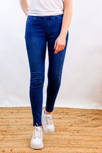 Wakee Slim Leg Pull On Jeans