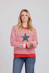 Mi Moso Striped Delight Sweat