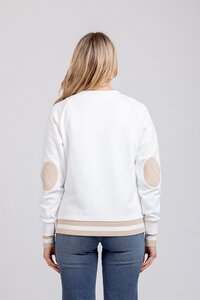 Mi Moso Contrast Alabasta Sweat