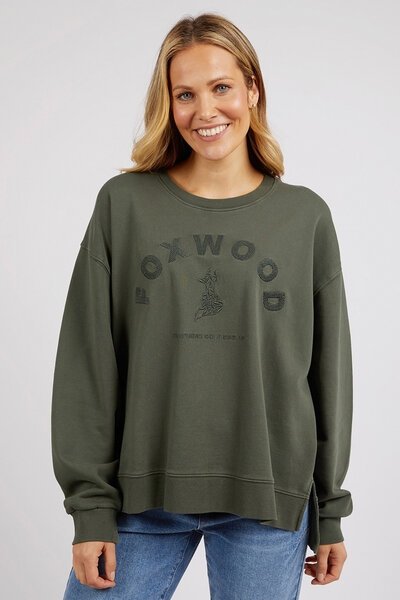 Foxwood Khaki Effortless Crew-hc-new-Hello Cyril.