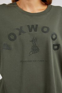 Foxwood Khaki Effortless Crew