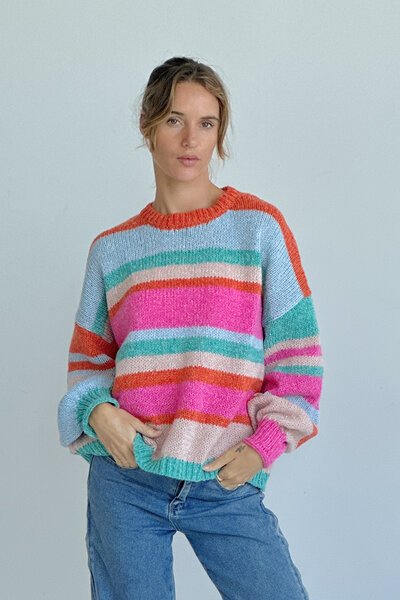 Worthier Ashlyn Rainbow Stripe Knit-hc-new-Hello Cyril.