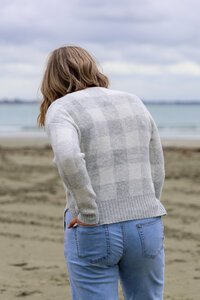 Worthier Nina Wool Blend Check Knit